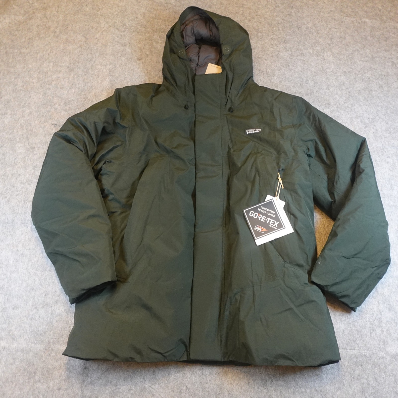 Patagonia Mens Stormshadow Parka Extra Large Nwt Old Growth Green